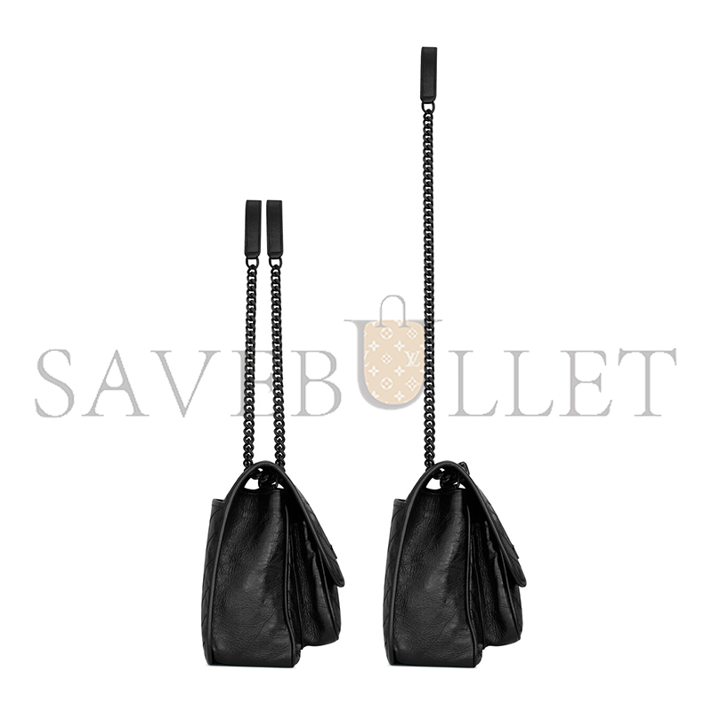 YSL NIKI MEDIUM IN VINTAGE LEATHER 6331840EN081000 (28*20*8.5cm)